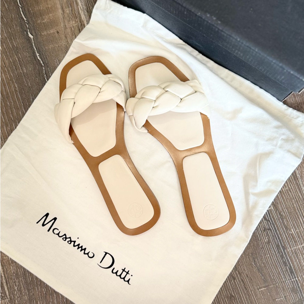 Massimo Dutti slides 7 us 24cm new